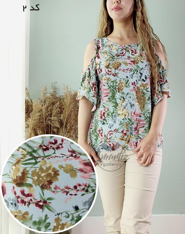 شومیز سرشانه چین چینی