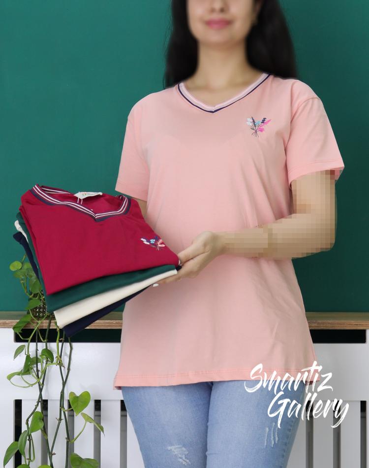 تیشرت یقه هفت کشبافت