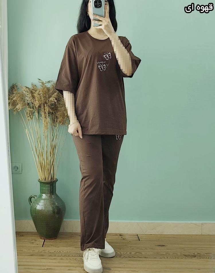 ست تیشرت شلوار پروانه
