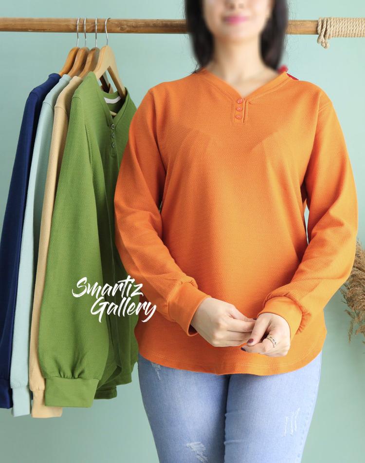 بلوز 3 دکمه سوزنی