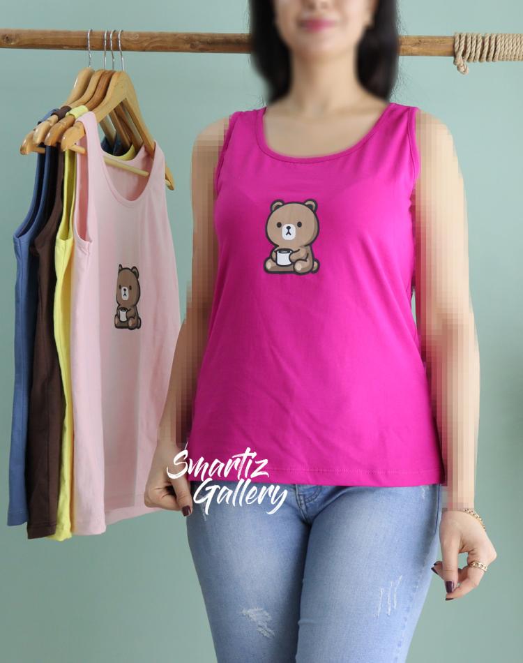 تاپ خرسی قهوه ای