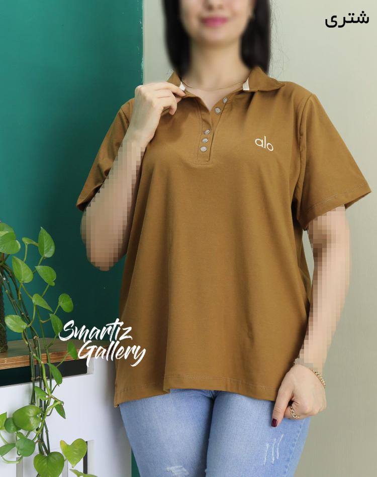 تیشرت یقه دار alo