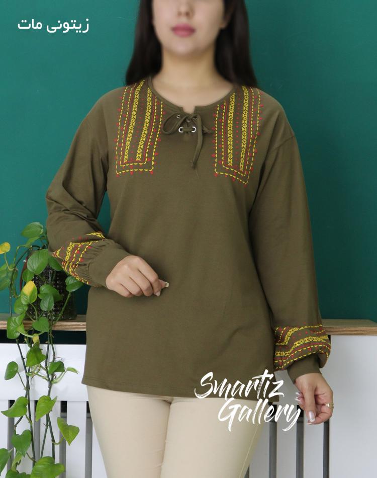 بلوز یقه بندی دنیا (ایراددار)