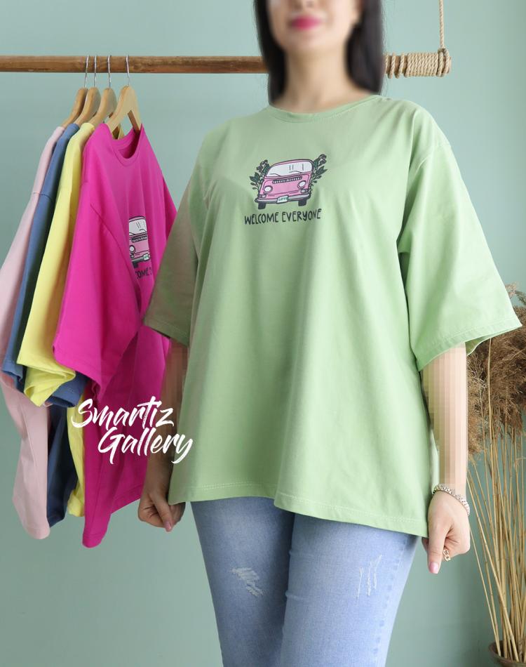 تیشرت لانگ اتوبوس Welcome