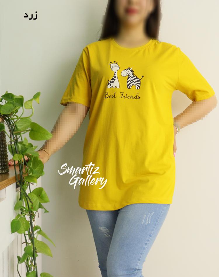 تیشرت زرافه و گورخر (ایراددار)