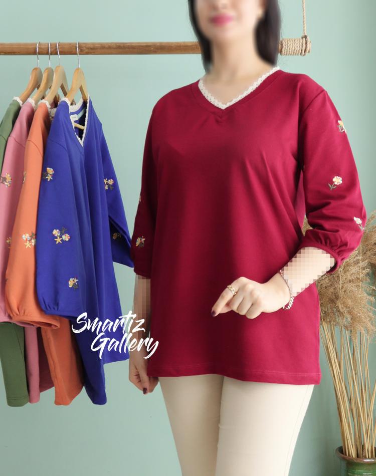 بلوز یقه کنفی بیتا