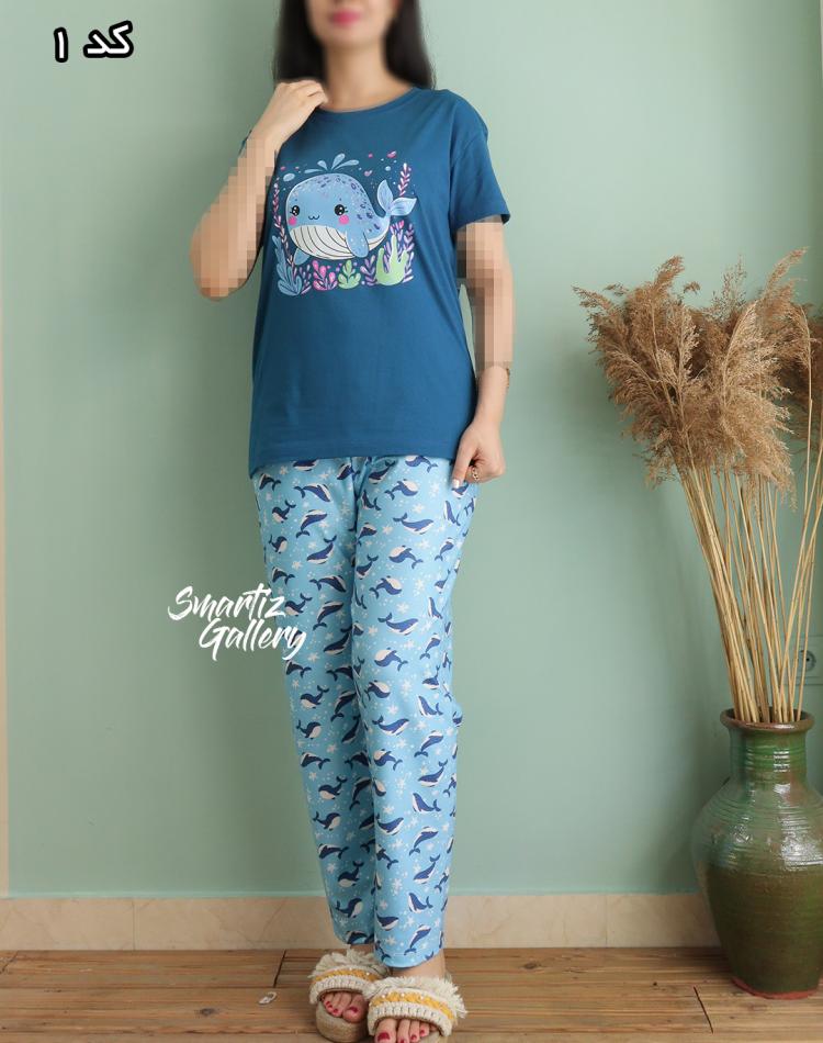 ست تیشرت شلوار مانلی