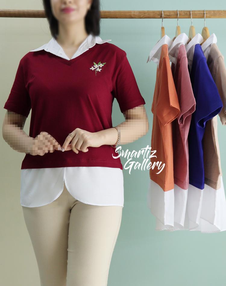 تیشرت یقه نساجی