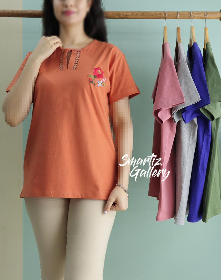 تیشرت گل رز