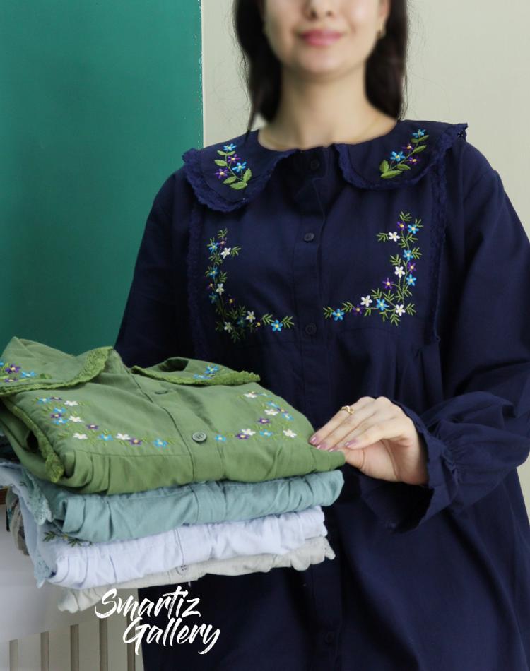 مانتو گلدوزی دریا