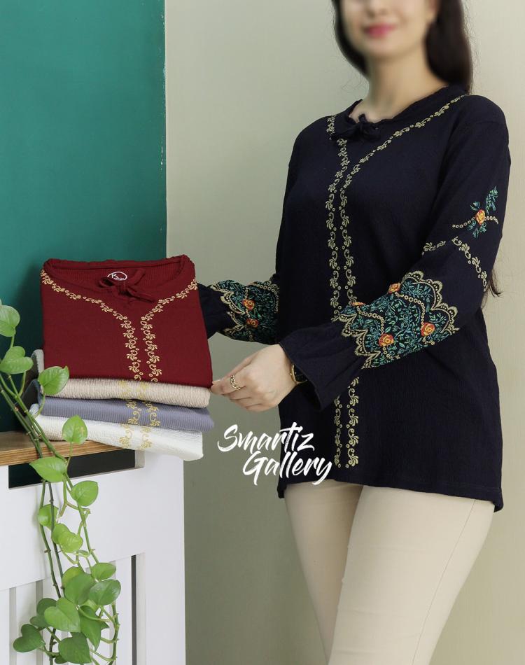 بلوز آستین چین ندا