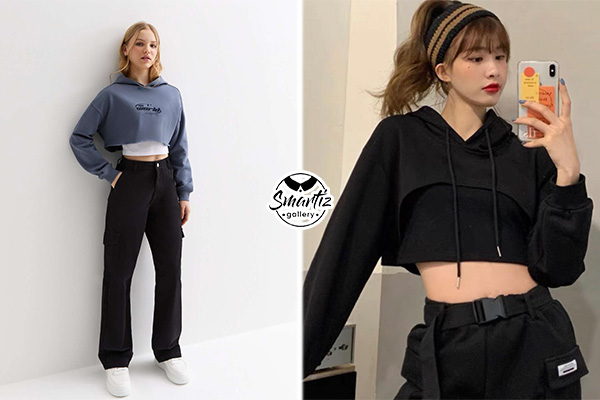 هودی دخترانه کراپ