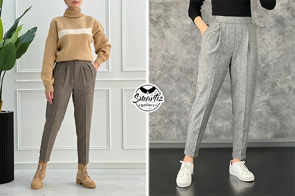 شلوار پشمی راحتی