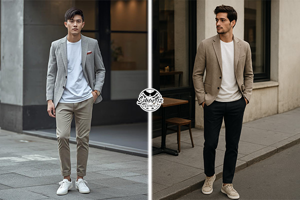 تیشرت یقه گرد زیر کت مردانه اسپرت