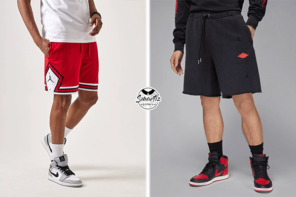 ست کتونی جردن ساقدار با شلوارک مردانه ورزشی