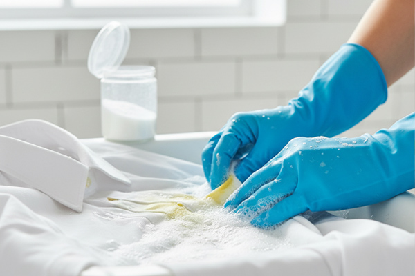 بهترین مواد شوینده برای لکه‌های سرسخت یقه و سرآستین