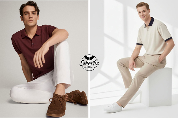 راهنمای استایل با تیشرت یقه‌دار مردانه برای بهار و تابستان