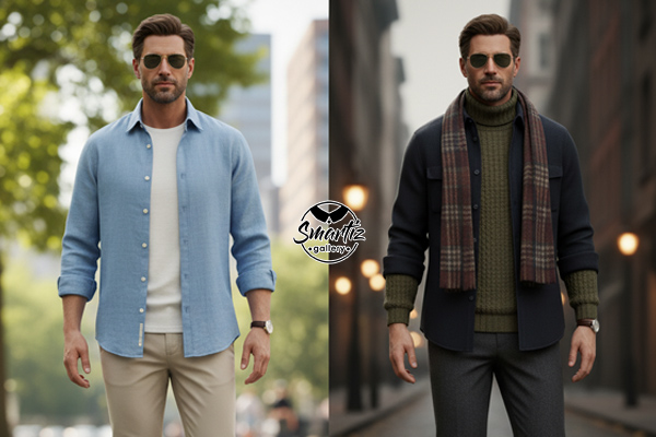 ترکیب رنگ لباس مردانه برای فصلهای مختلف سال