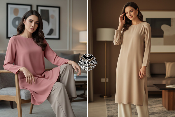 تونیک بلند و شلوار گشاد