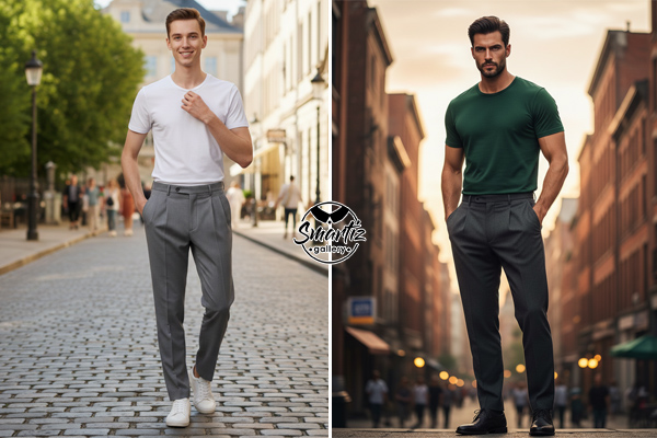 شلوارهای راسته با فیت متوسط