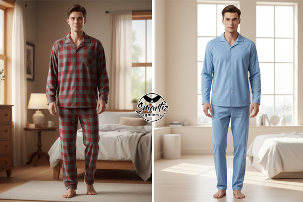 ست پیژامه (پیراهن دکمه‌دار و شلوار)