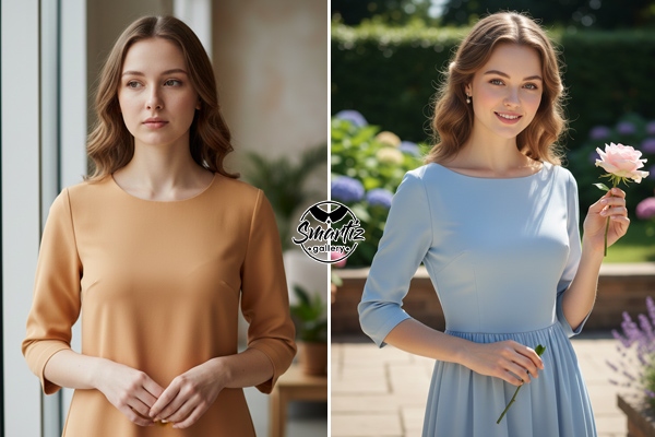 نقش رنگ پوست و تناژ آن در انتخاب پیراهن