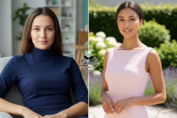 مدل یقه و نقش آن در جوان‌تر دیده شدن