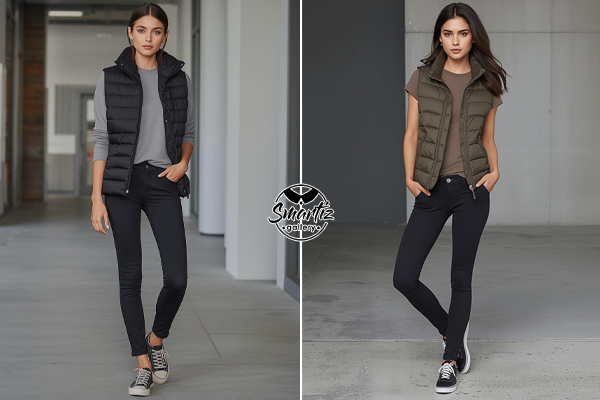 استایل کژوال با پافر