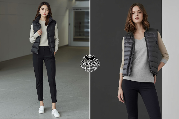 استایل پافر با پلیور