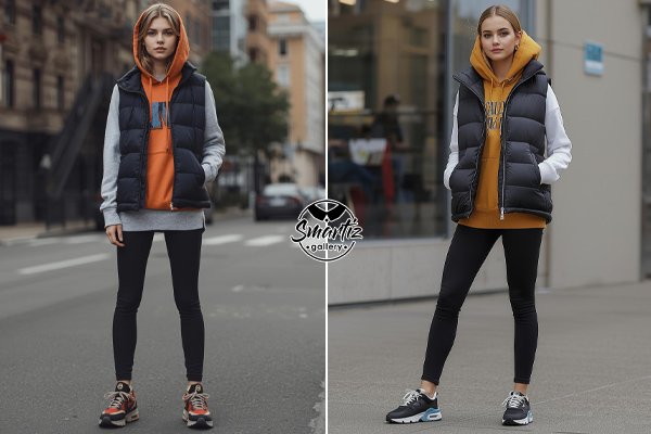 استایل با پافر و هودی