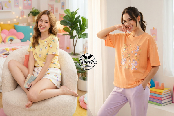ست لباس راحتی زنانه با طرح‌های فانتزی، برای روحیه‌ای شاد